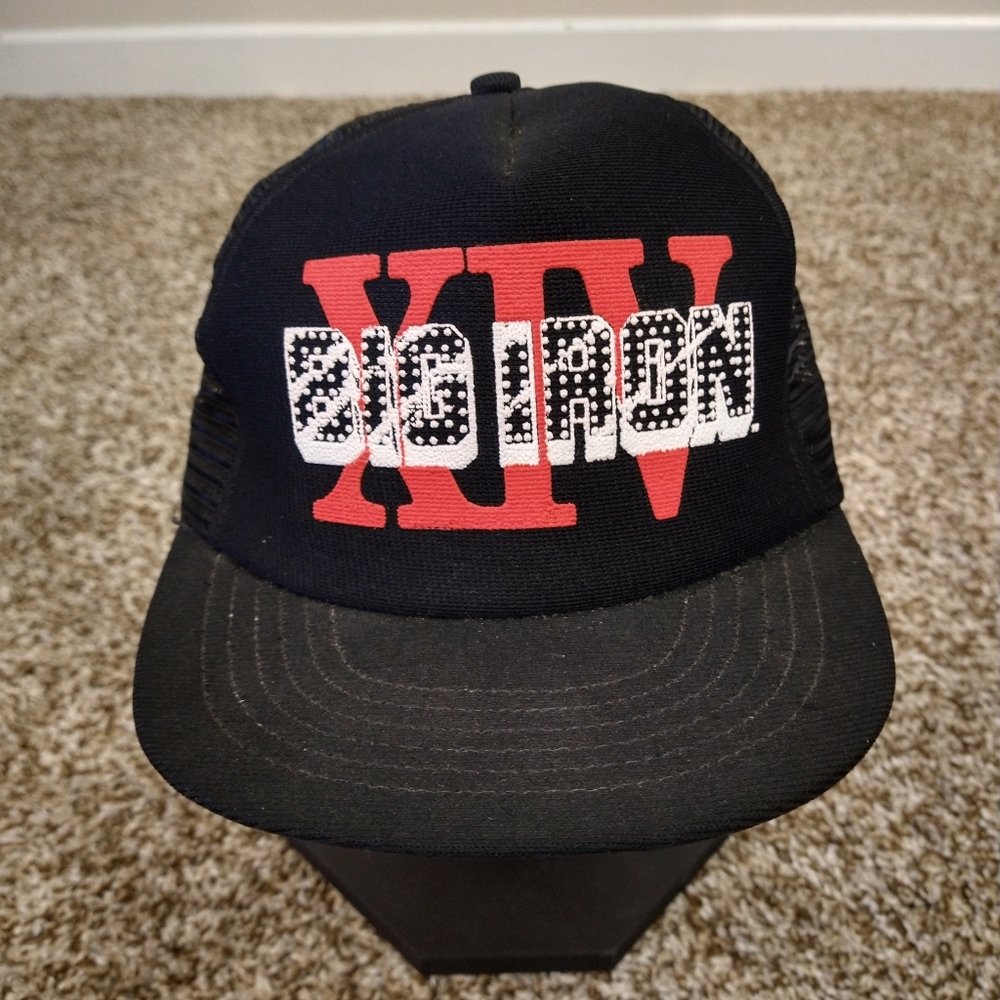 Vintage 1994 Big Iron XIV Mesh Snapback Hat Promotions Plus Made in the USA